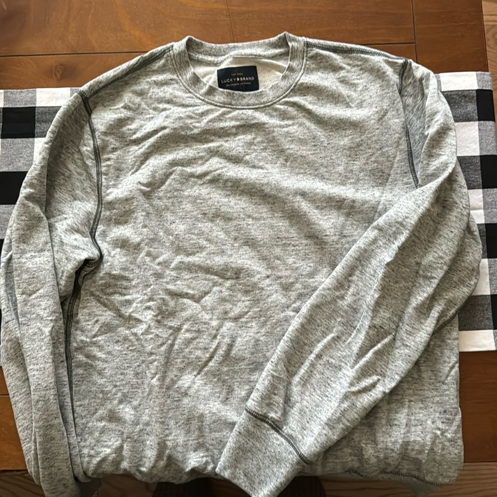 Lucky Brand marled sweatshirt